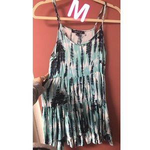 Blue Tie Dye Dress